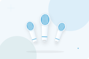 Illustration of replacement toothbrush heads